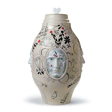 Vaso Medium Conversation - Lladrò